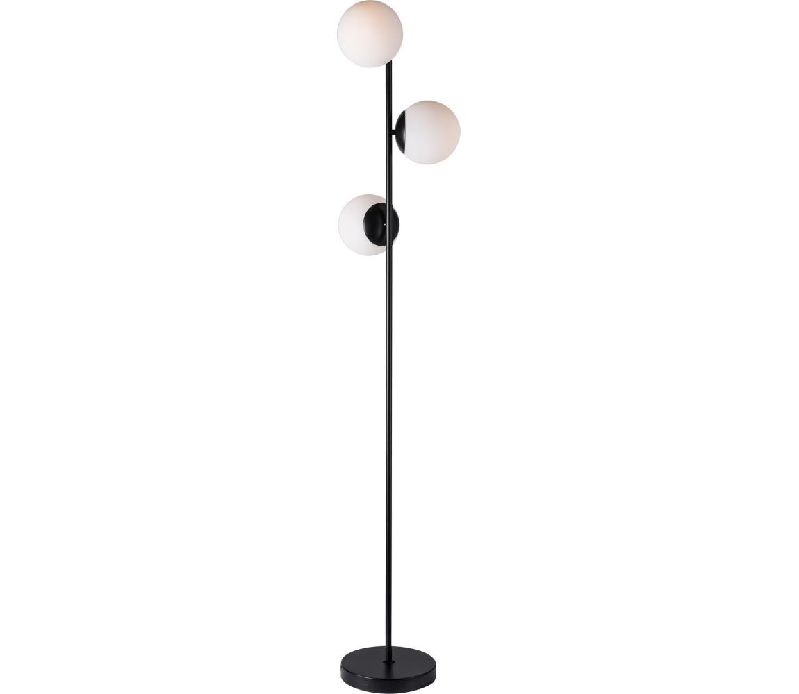 Nordlux Nordlux - Stojací lampa LILLY 3xE14/25W/230V černá