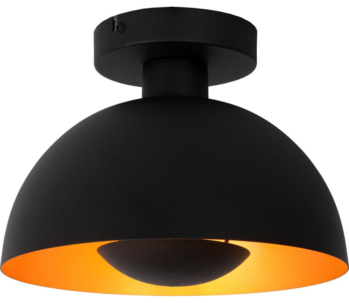 Lucide Lucide 45196/01/30 - Stropní svítidlo SIEMON 1xE27/40W/230V černá