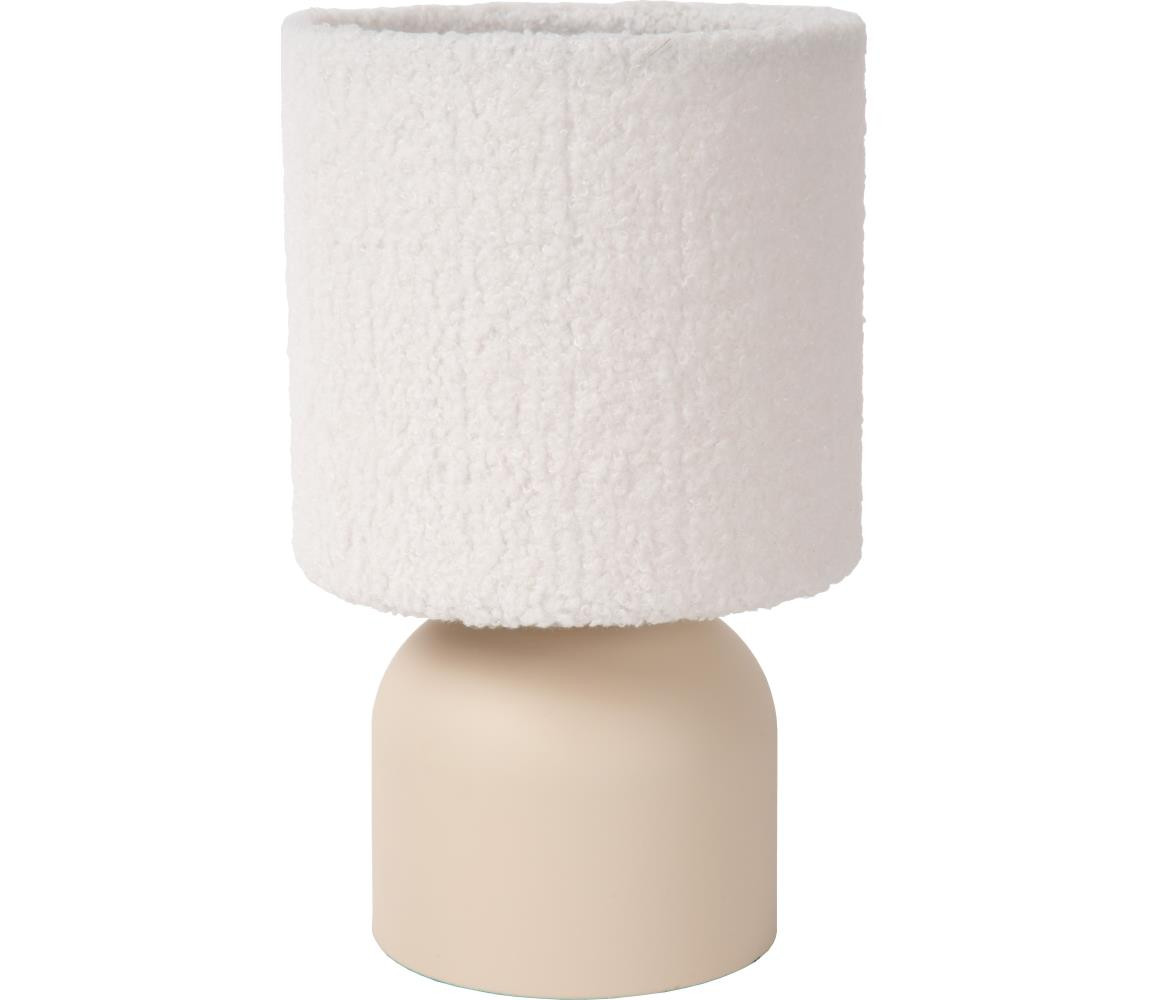 Lucide Lucide 10516/01/38 - Stolní lampa WOOLLY 1xE14/40W/230V krémová