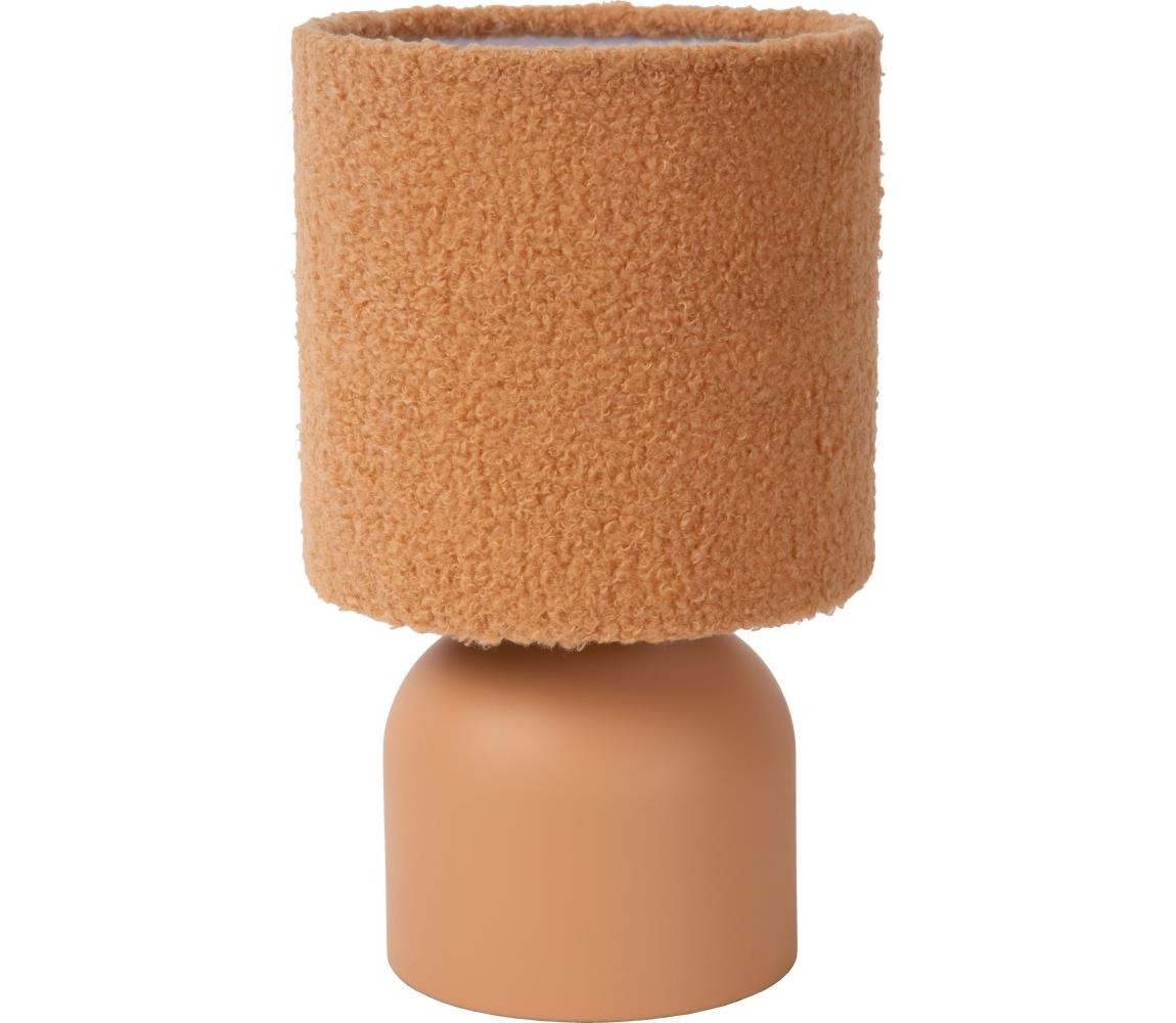 Lucide Lucide 10516/01/44 - Stolní lampa WOOLLY 1xE14/40W/230V oranžová