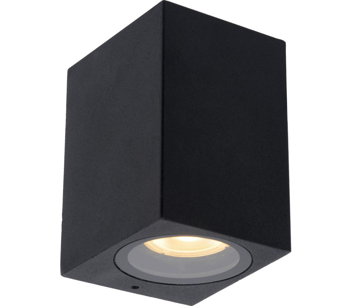 Lucide Lucide 69800/01/30 - Venkovní nástěnné svítidlo ZARO 1xGU10/35W/230V IP44 černá