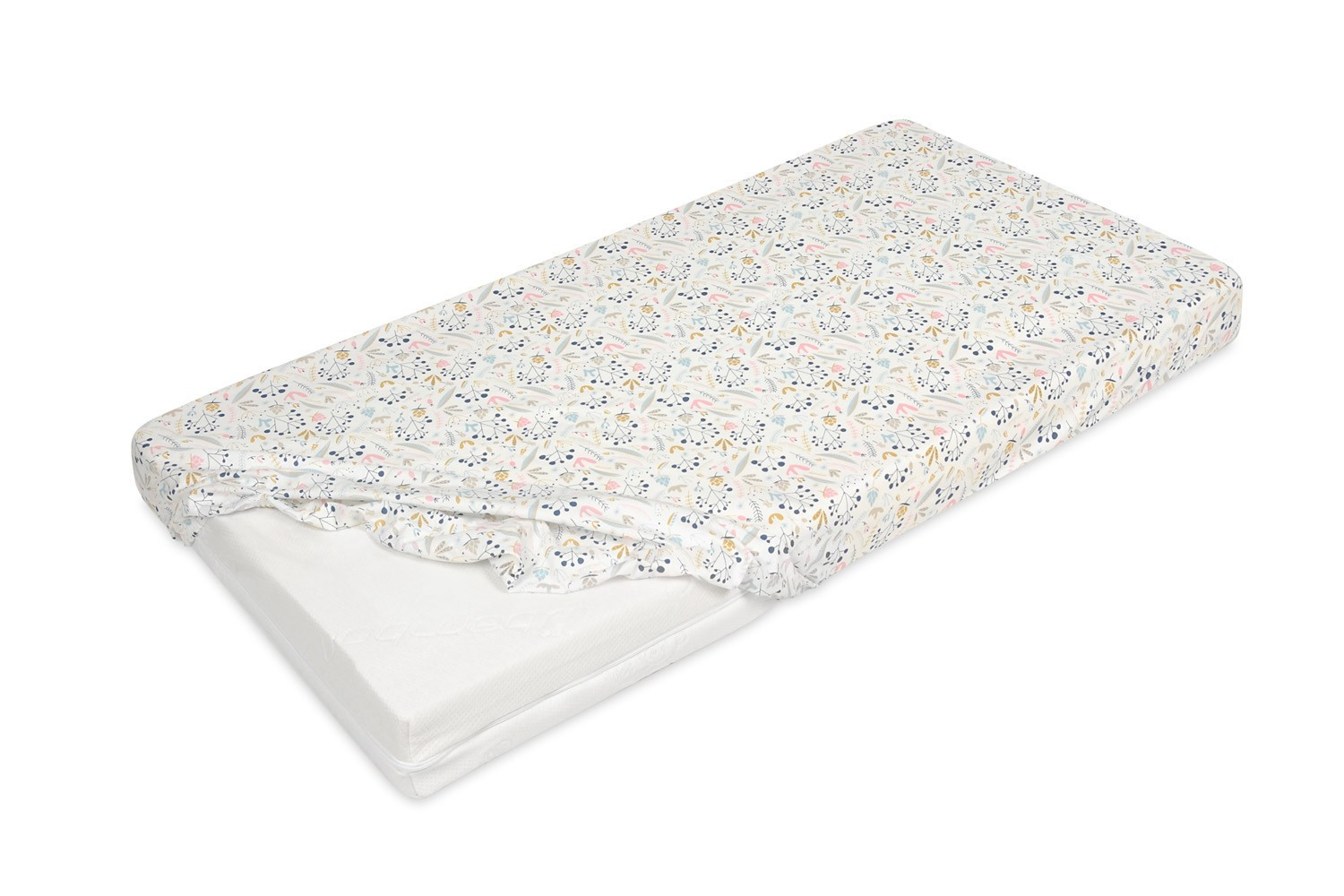 Babymatex Bavlněné prostěradlo do postýlky 60x120 cm - Jeřabiny