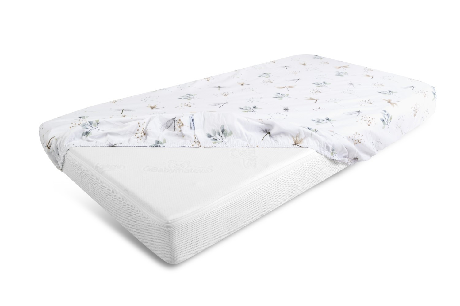 Babymatex Bavlněné prostěradlo do postýlky 60x120 cm - Vážky