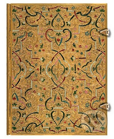 Paperblanks - Gold Inlay (Ultra, linajkový) - Paperblanks