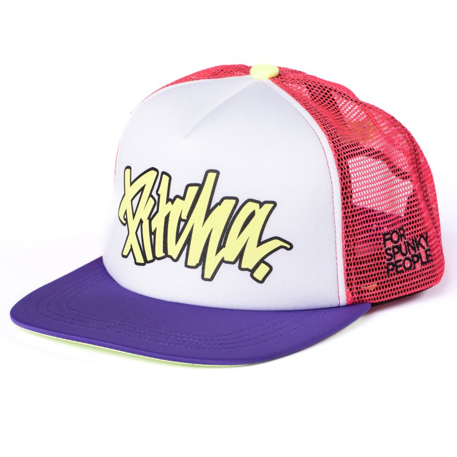 Pitcha kšiltovka LIMITED2 trucker snapback pink/purple/neon