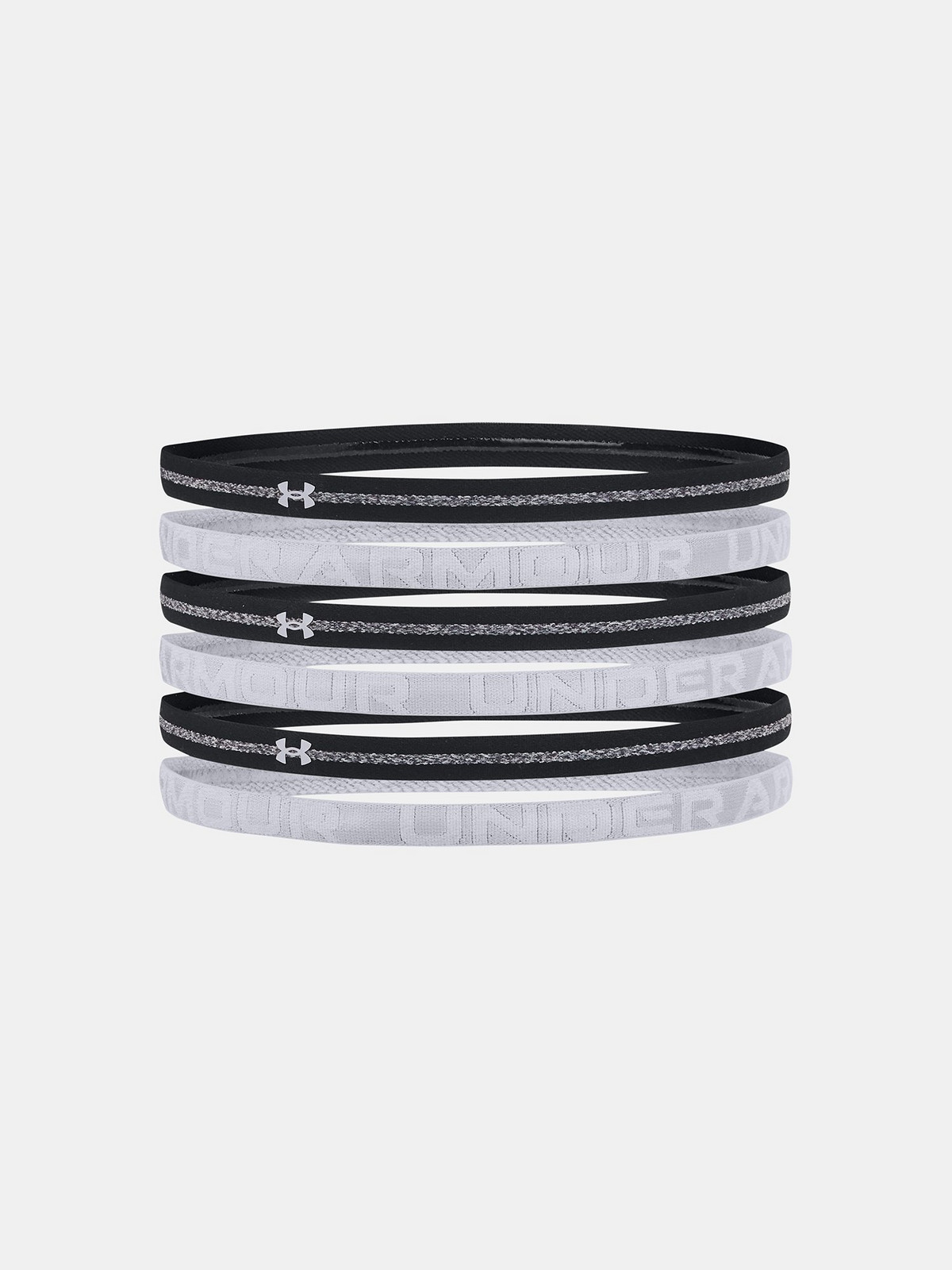Under Armour Čelenka UA HTR Mini Headband 6PK-BLK - Dámské