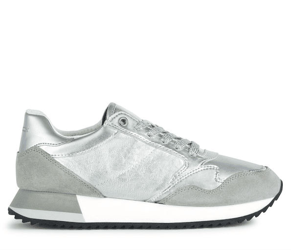 GEOX Stříbrné dámské tenisky Doralea - Dámské