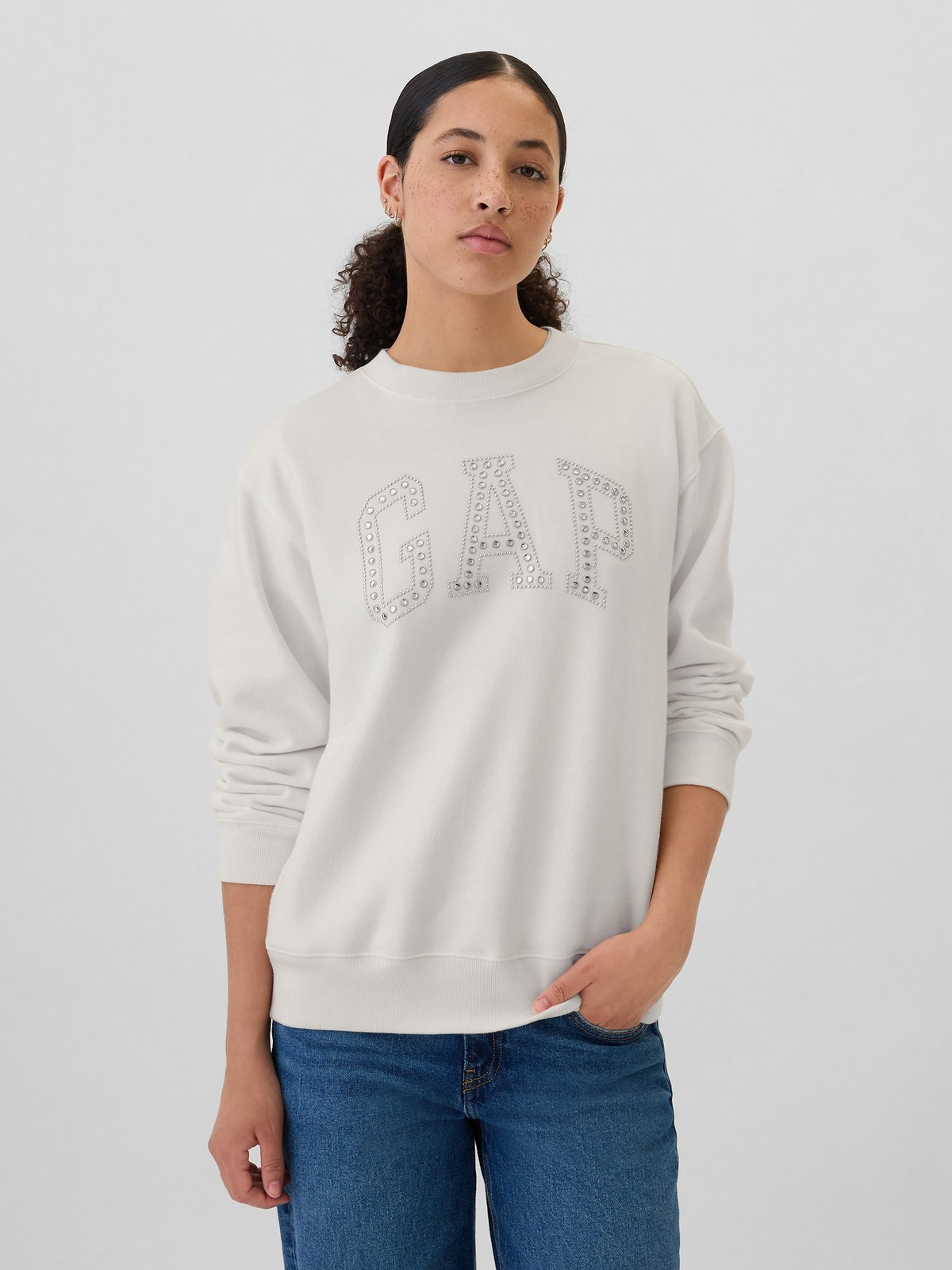 GAP Oversize mikina fleece - Dámské