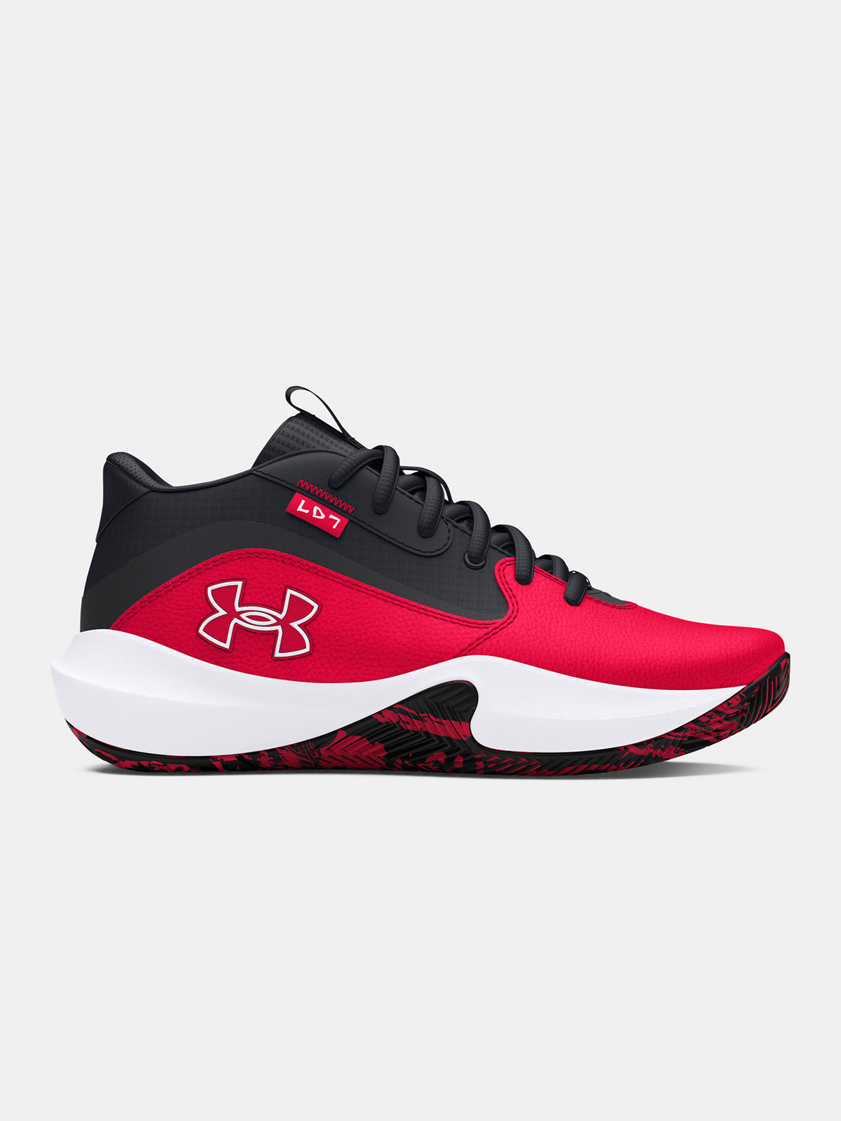 Under Armour Dětské boty UA GS Lockdown 7-RED - unisex