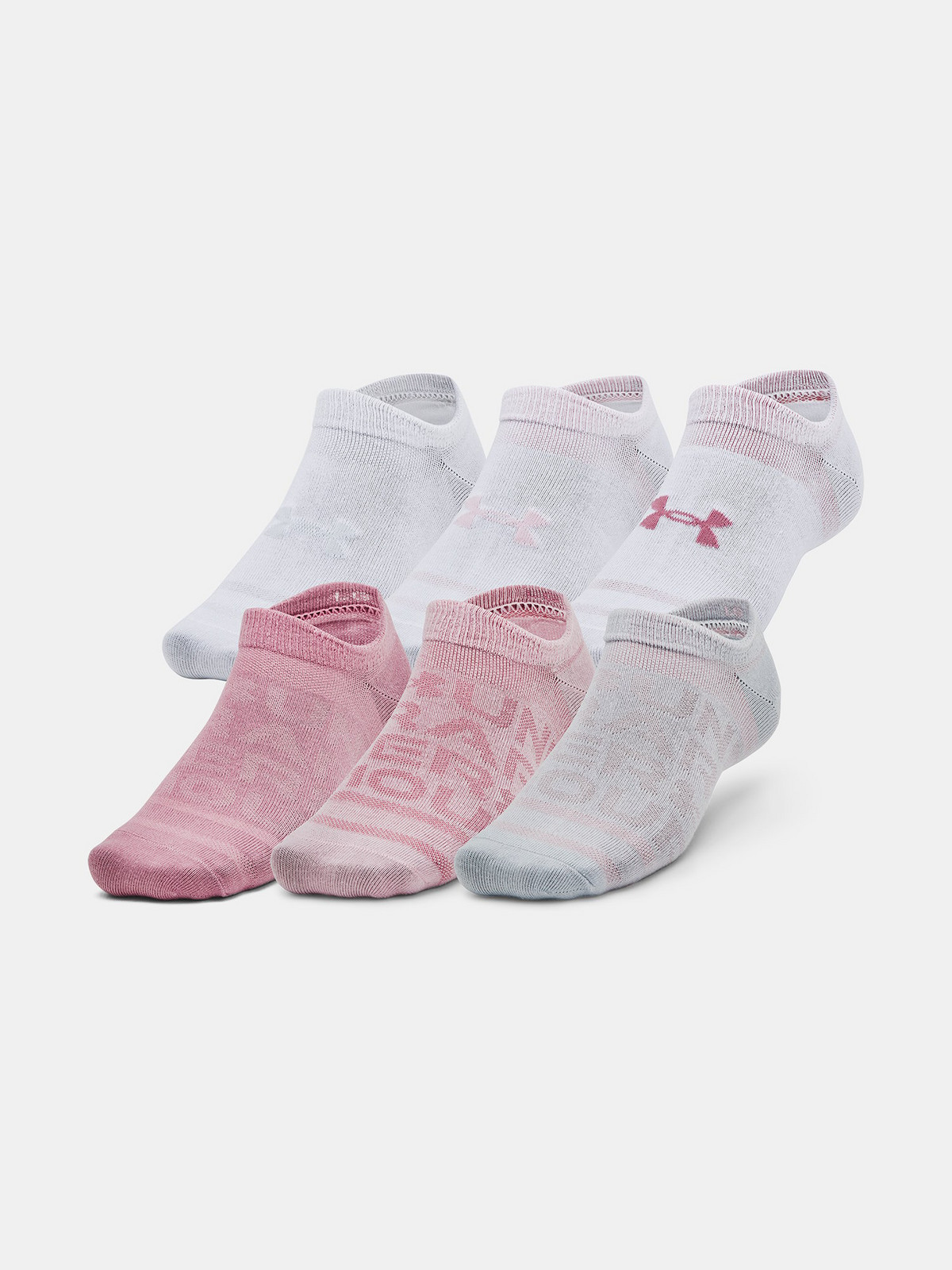 Under Armour Unisexové ponožky UA Essential No Show 6pk - unisex