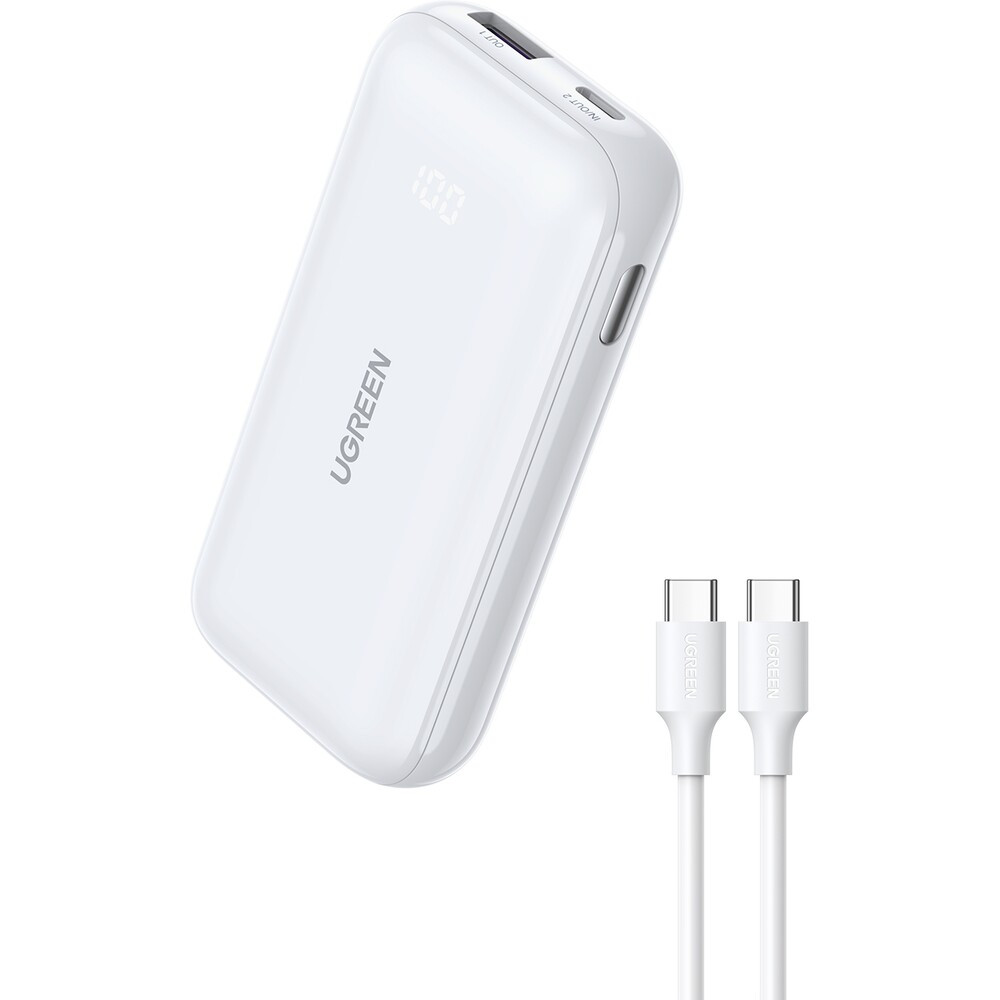 UGREEN Nexode Powerbanka 10000 mAh (PD) 30W bílá