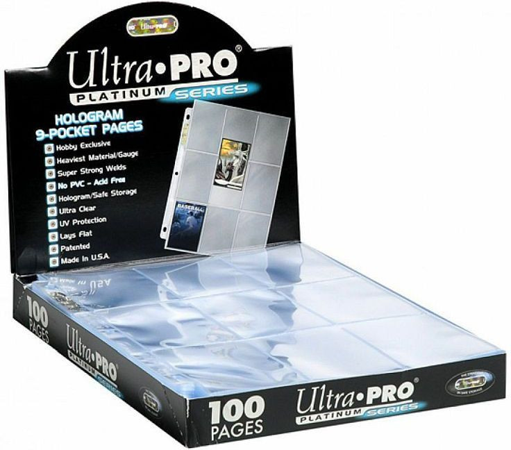 UltraPro Ultra Pro Platinum 9 Pocket Page 100 ks (A4 stránky do Alb)