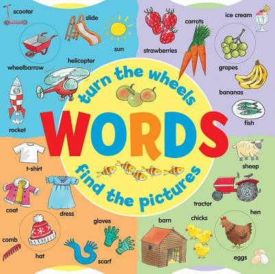 Words: Turn the Wheels, Find the Pictures (Lewis Jan)(Board Books)