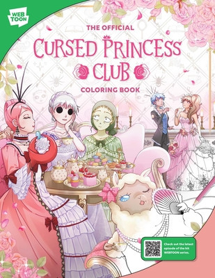 The Official Cursed Princess Club Coloring Book: 46 Original Illustrations to Color and Enjoy (Lambcat)(Paperback)