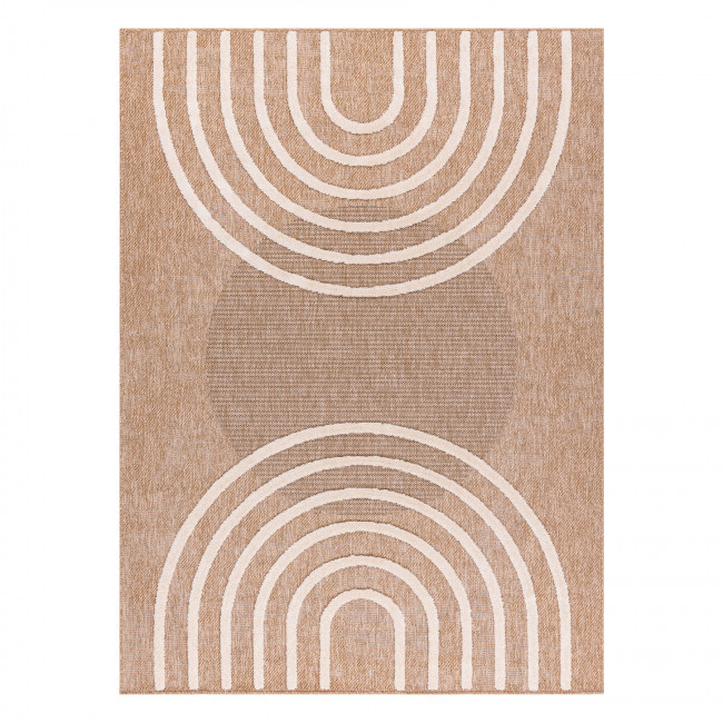 Koberec SPARK 0688A geometrický, béžový / krémový