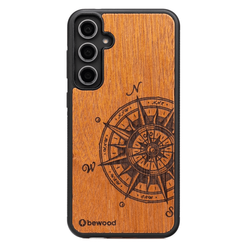 Pouzdro Bewood Traveler ze dřeva Merbau pro Samsung Galaxy S23 FE - světle hnědé 5906306002302