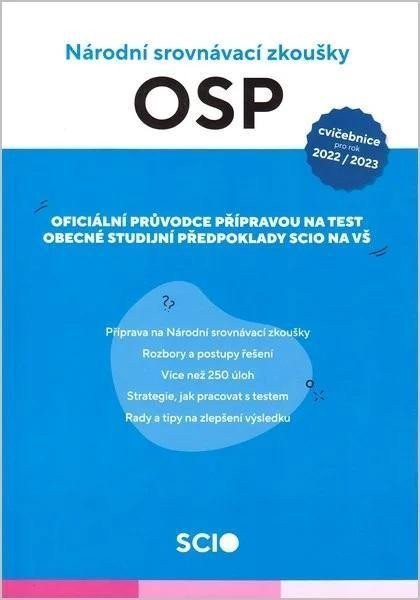 Cvičebnice Obecné studijní předpoklady Scio 2022/23 - Národní srovnávací zkoušky, 1.  vydání