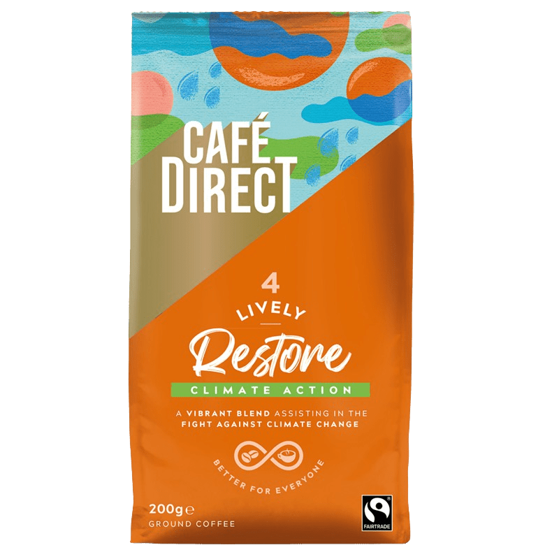 CAFÉDIRECT Lively mletá káva s tóny karamelu 200 g