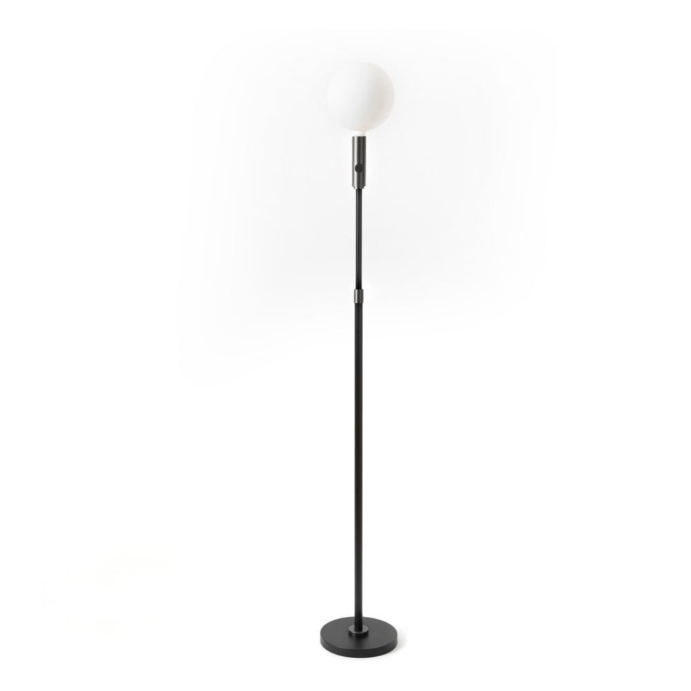 Tmavě šedá stmívatelná stojací lampa (výška 170 cm) Poise – tala