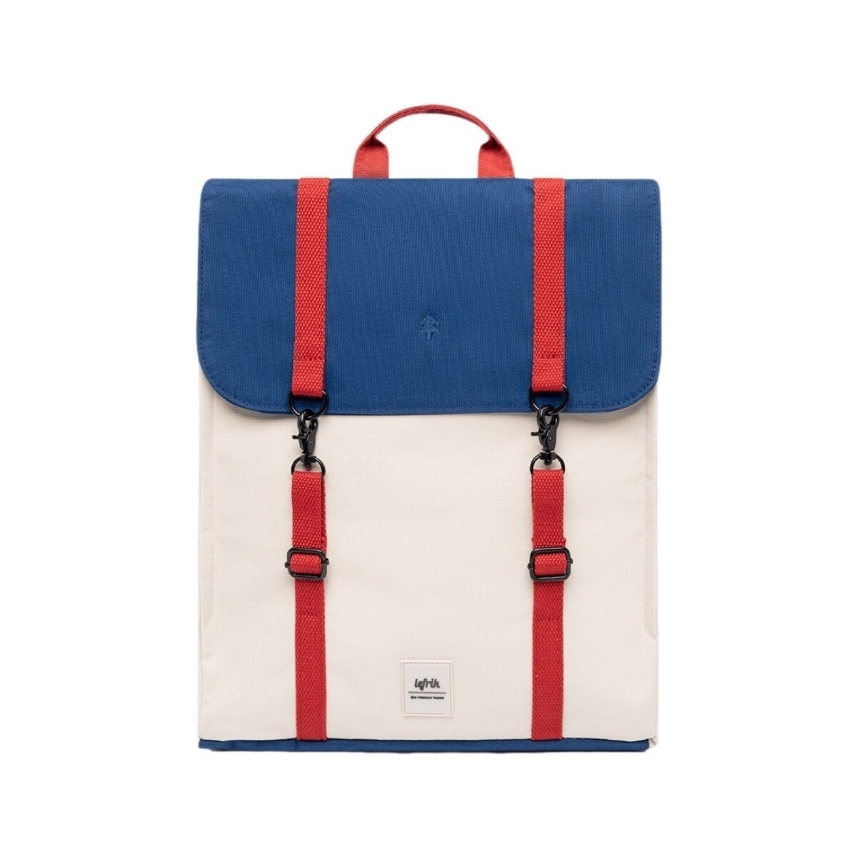 Lefrik  Handy Backpack - Bauhaus/Block  Modrá