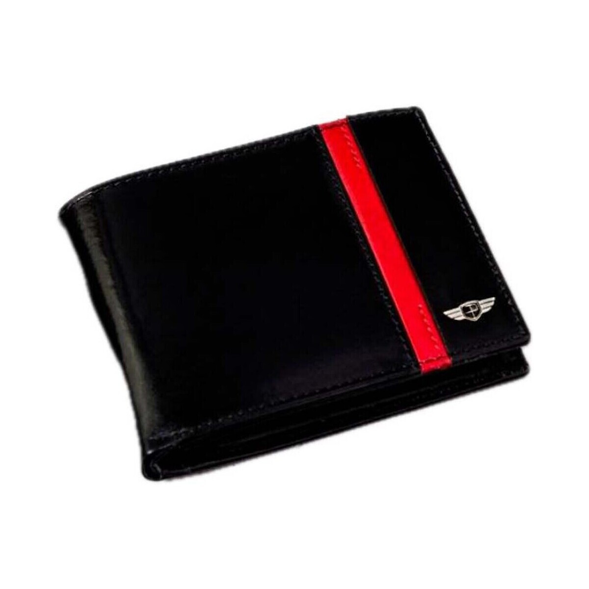 Peterson  Pánská peněženka Chuh černo-červená  Černá