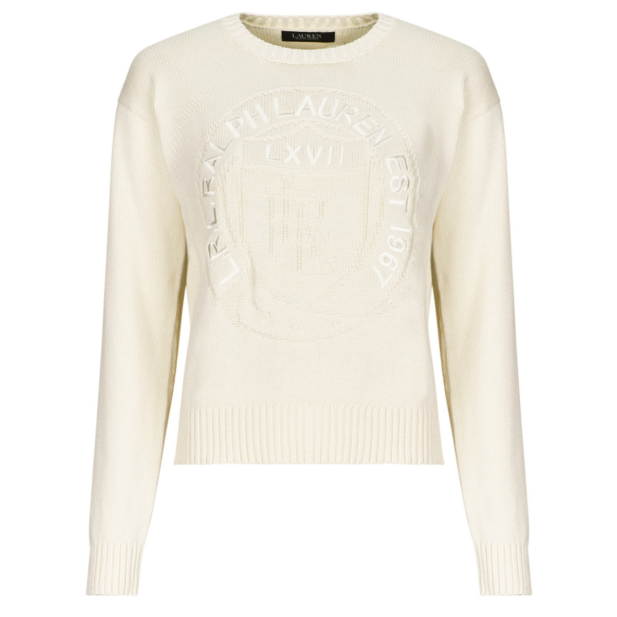 Lauren Ralph Lauren  RIEDNEE-LONG SLEEVE-PULLOVER  Bílá