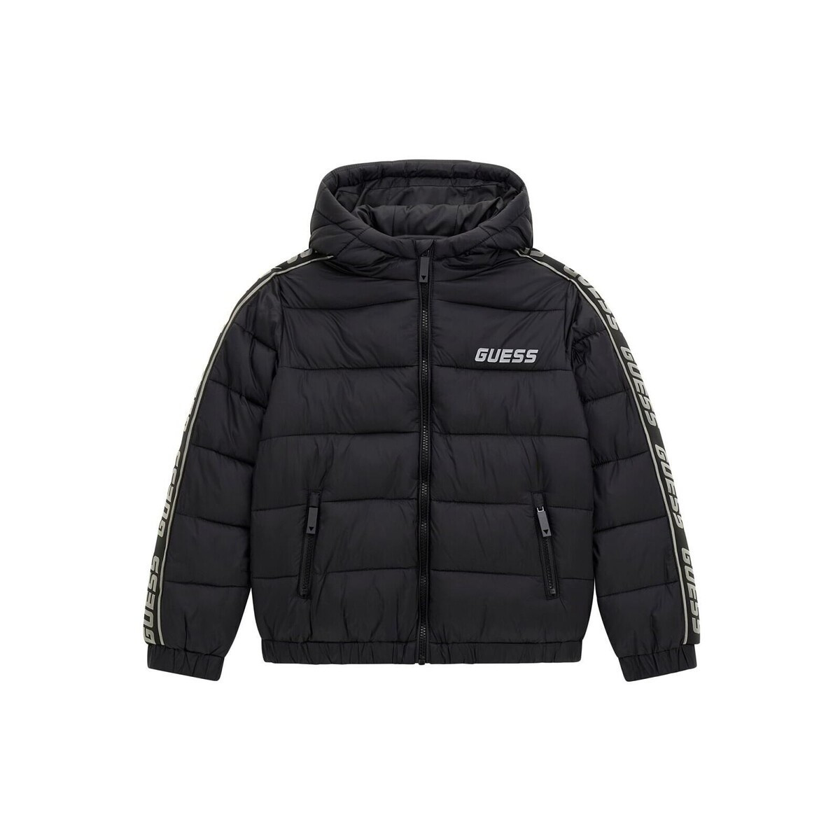 Guess  PADDED LS JACKET W/ZIP_MINI ME  Černá