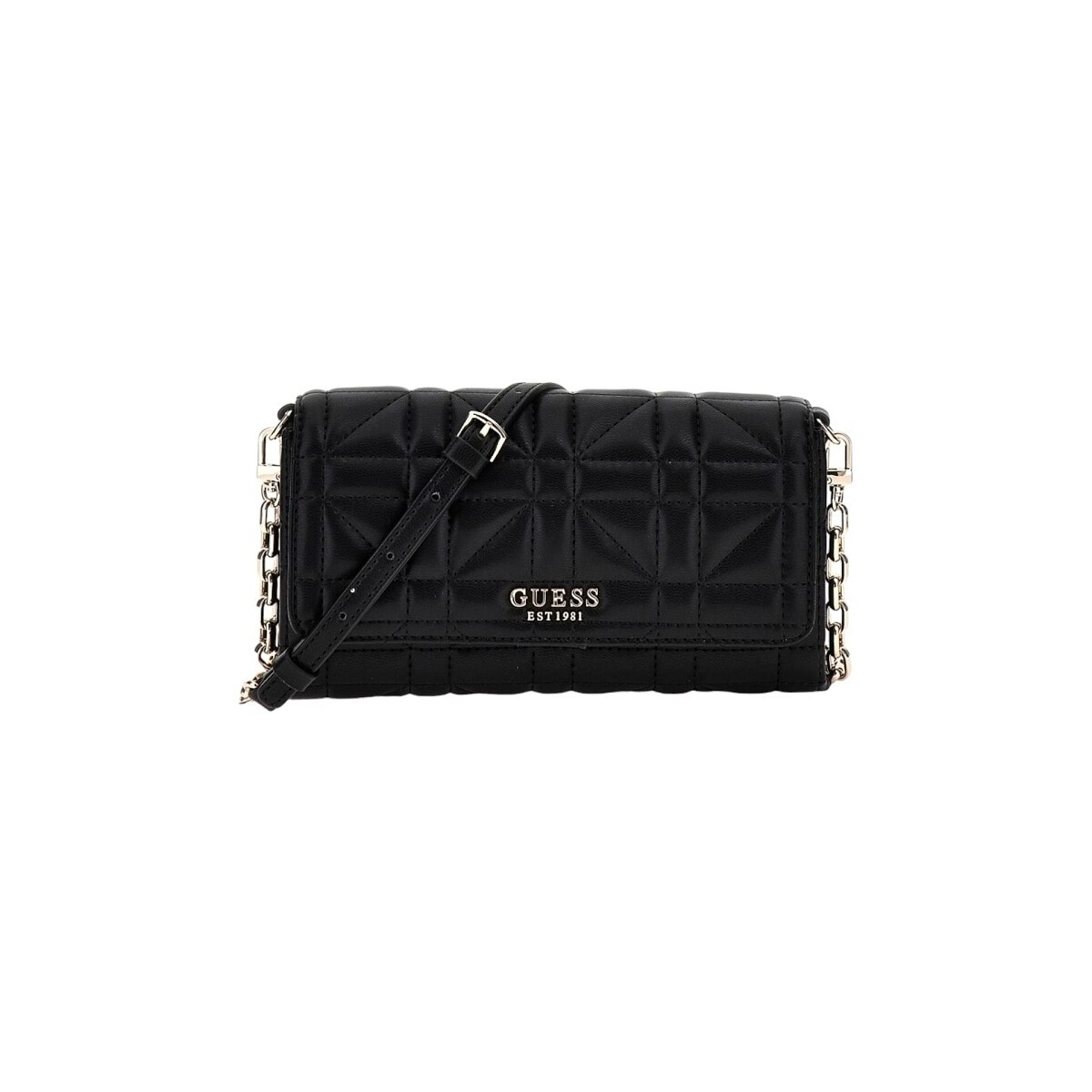 Guess  ASSIA CROSSBODY FLAP ORGANIZER  Černá