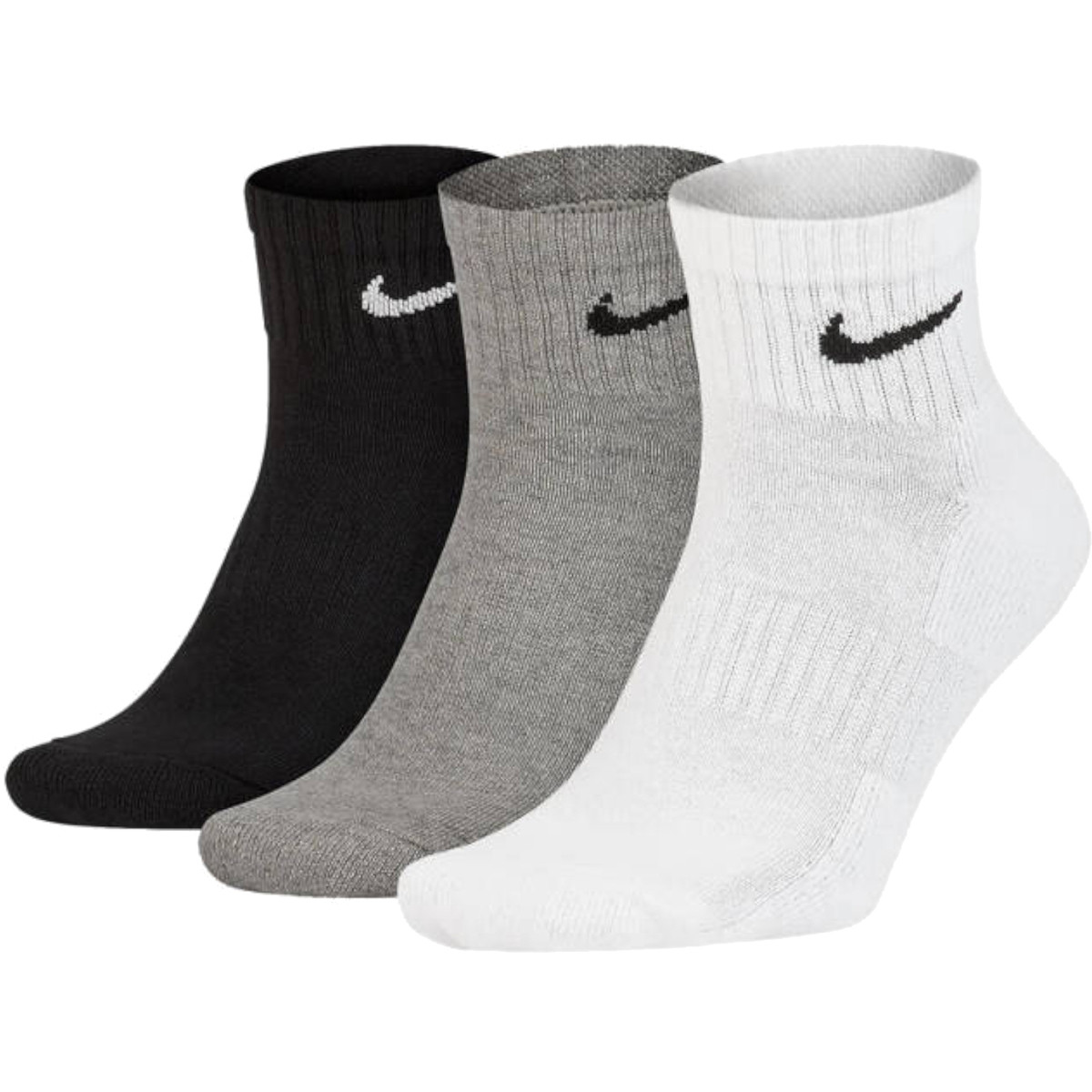 Nike  Everyday Cush Ankle 3-Pack Socks  Bílá