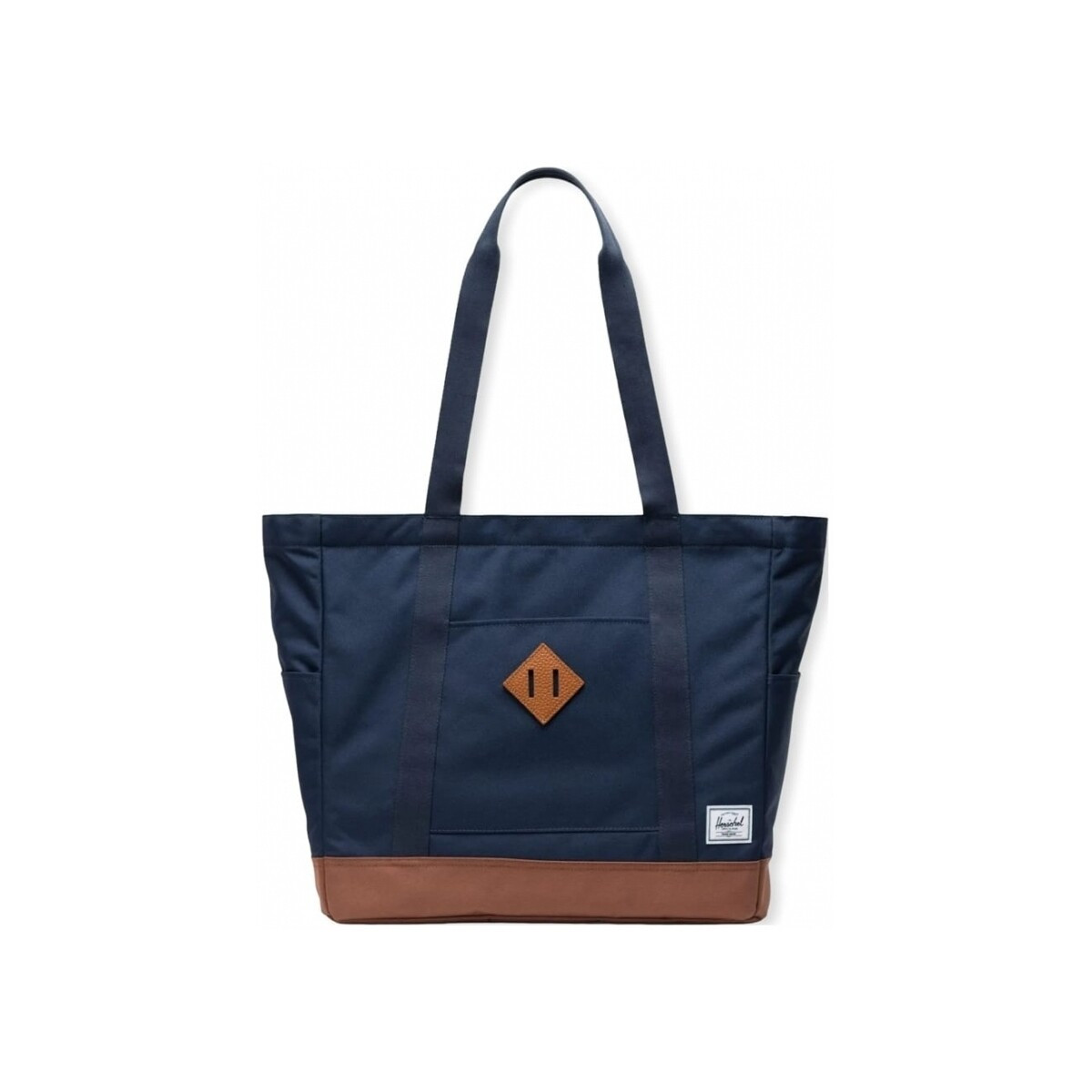 Herschel  Heritage Tote - Navy/Saddle Brown  Modrá