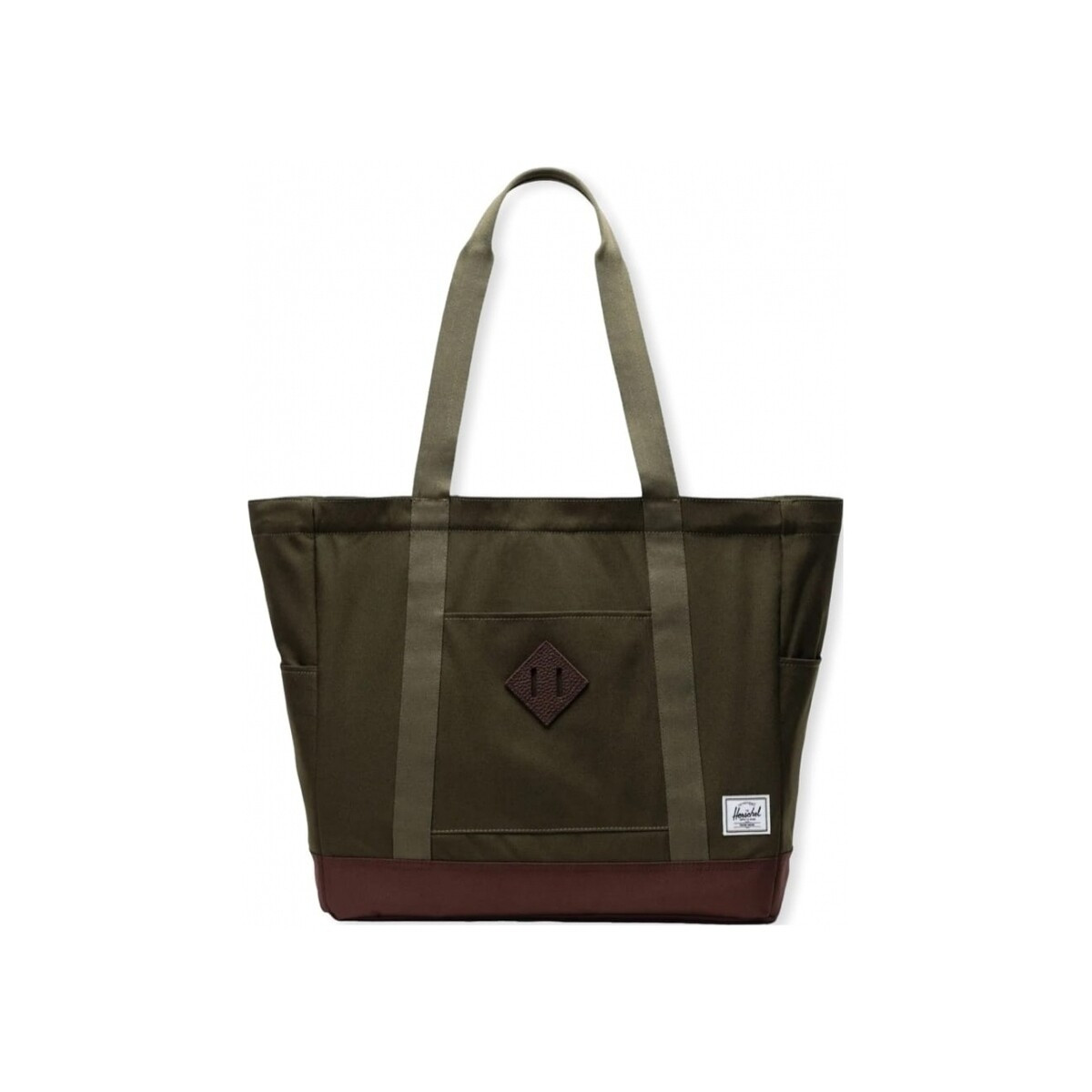 Herschel  Heritage Tote - Ivy Green/Chicory Coffee  Zelená