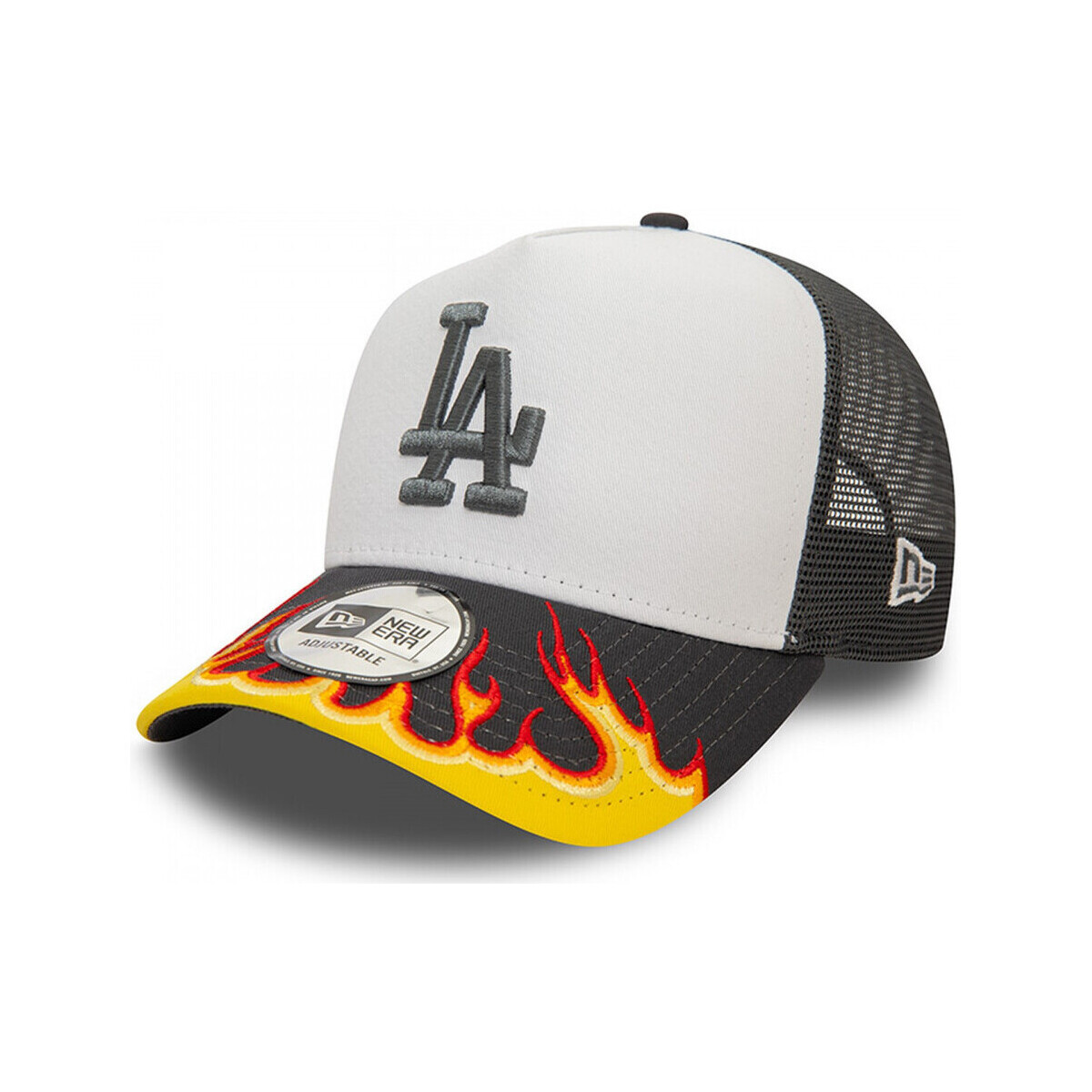 New-Era  Mlb flame trucker losdod  Šedá