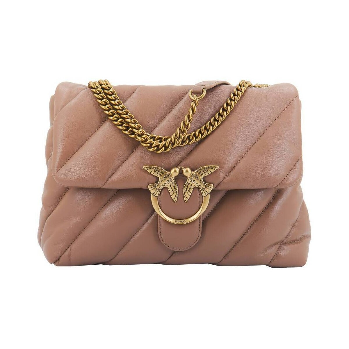 Pinko  LOVE PUFF BIG CL SHEEP  Hnědá