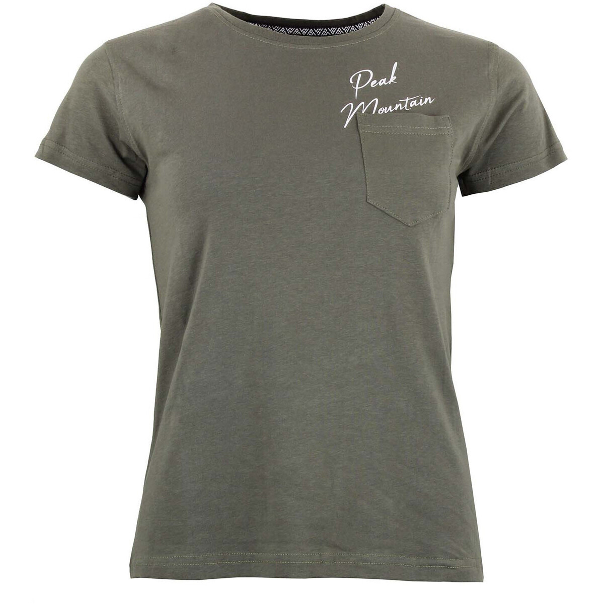 Peak Mountain  T-shirt manches courtes femme AJOJO  Khaki