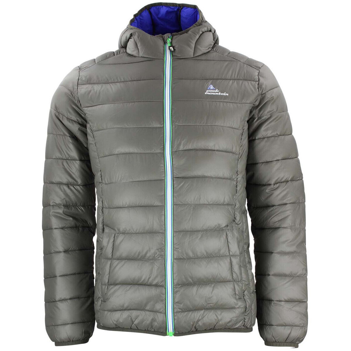 Peak Mountain  Doudoune fine à capuche homme CENSEODN  Khaki