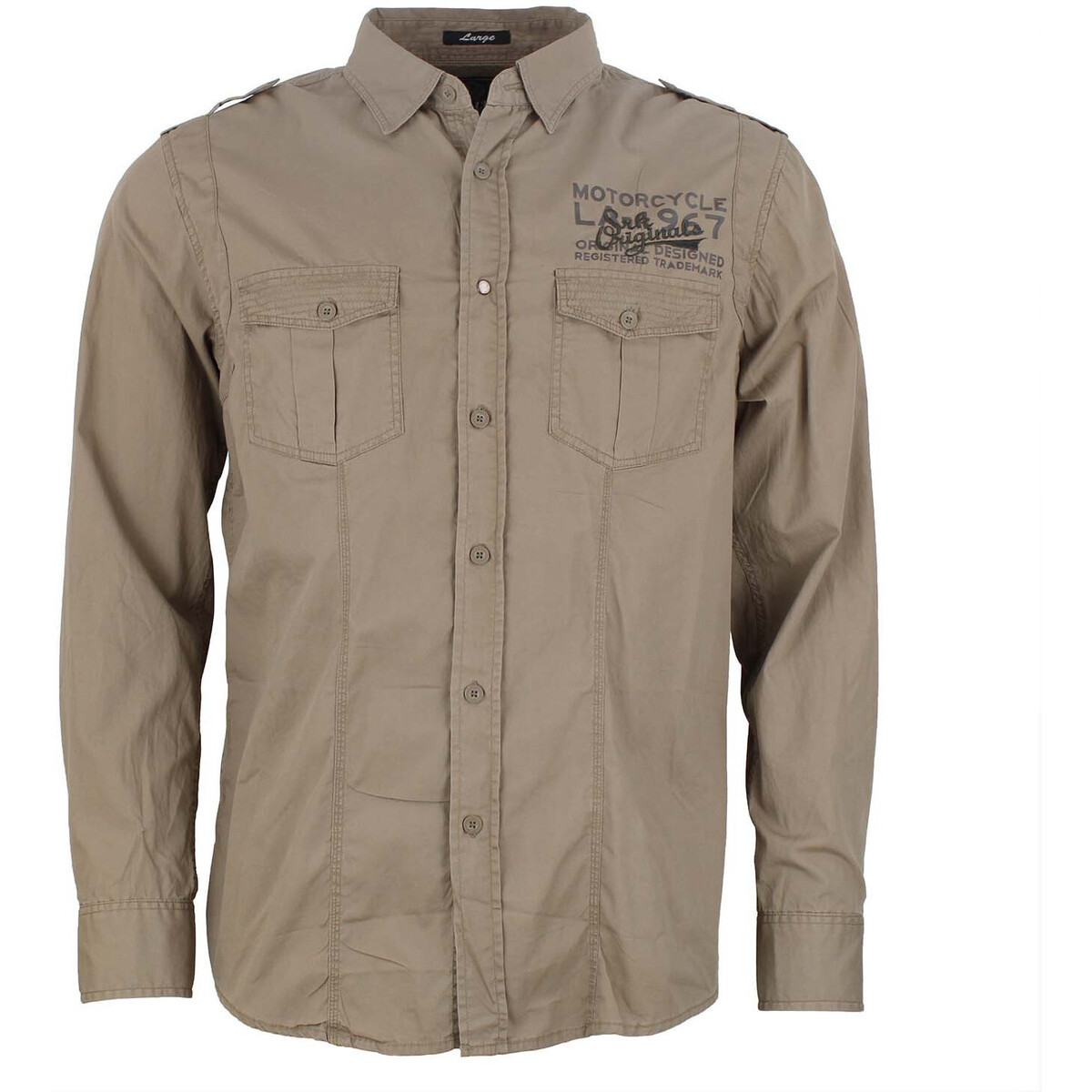 Srk  Chemise homme COTRACE  Béžová