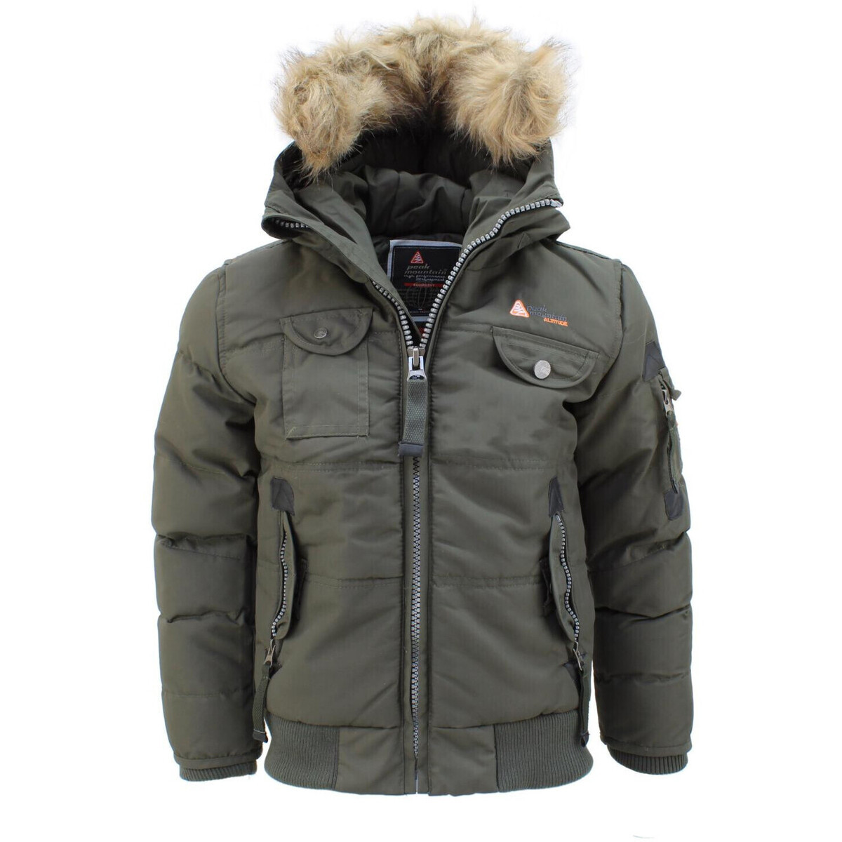 Peak Mountain  Blouson garçon ECOFLIK  Khaki
