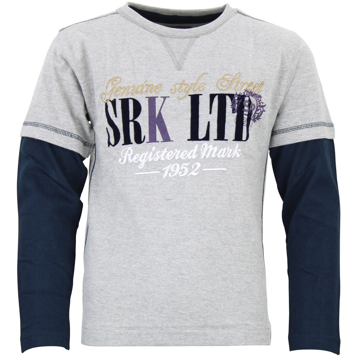Srk  T-shirt garçon EVRA  Šedá