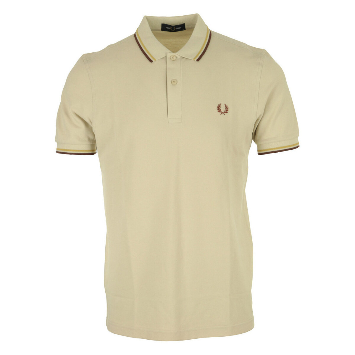 Fred Perry  Twin Tipped  Shirt  Béžová