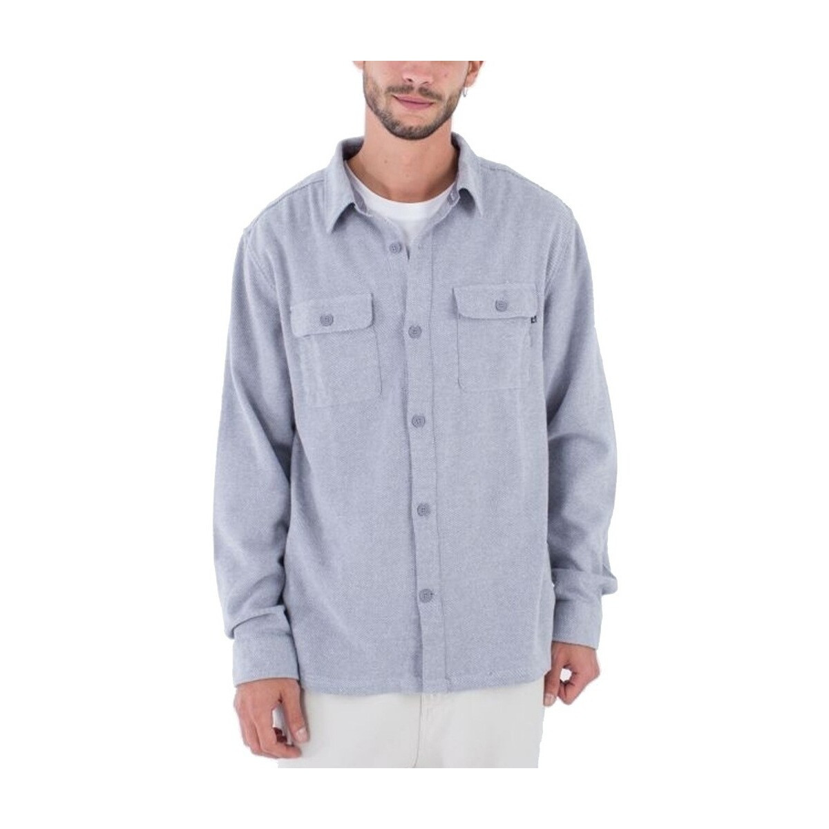 Hurley  SANTA CRUZ TWILL FLANNEL  Šedá