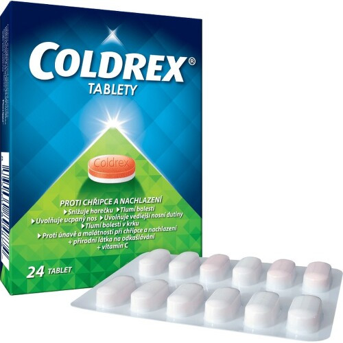 Coldrex proti příznakům chřipky a nachlazení 24 tablet