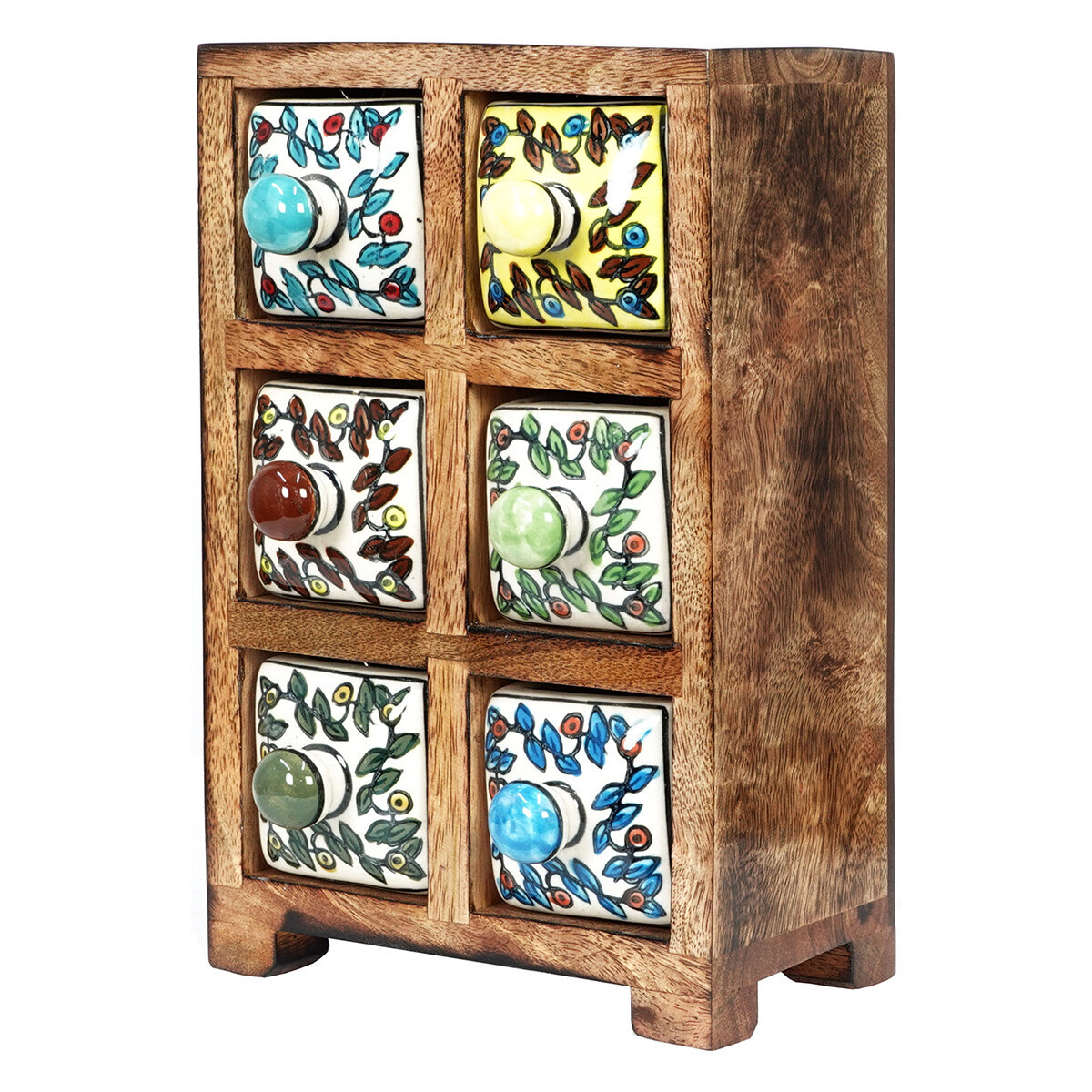 Signes Grimalt  Stojan Na Koření Se 6 Zásuvkami  Hnědá