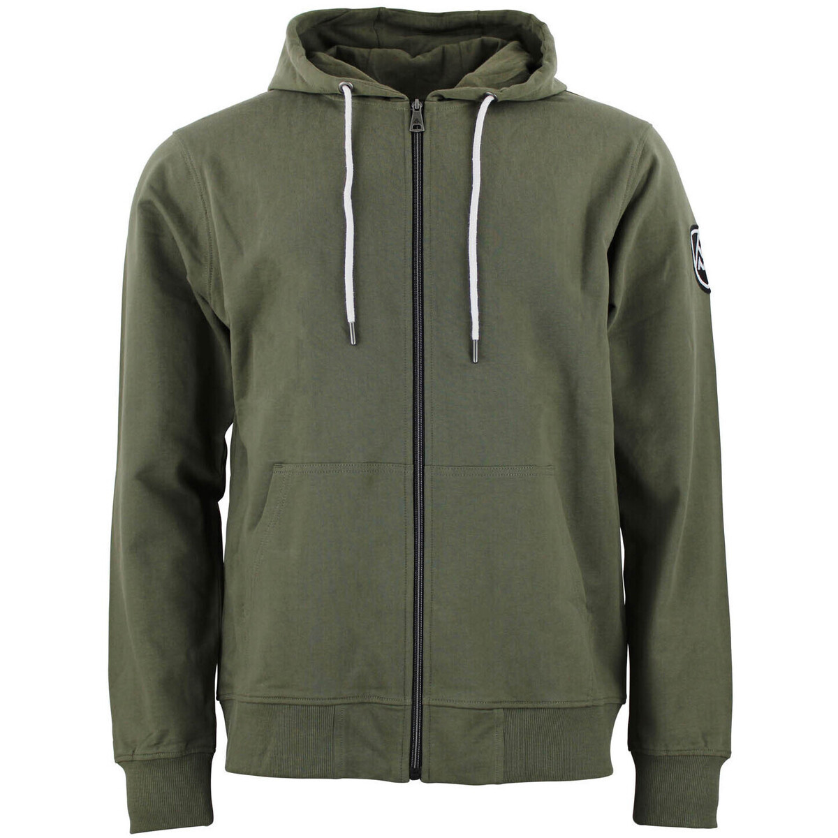 Peak Mountain  Sweat zippé à capuche homme CAGE  Khaki
