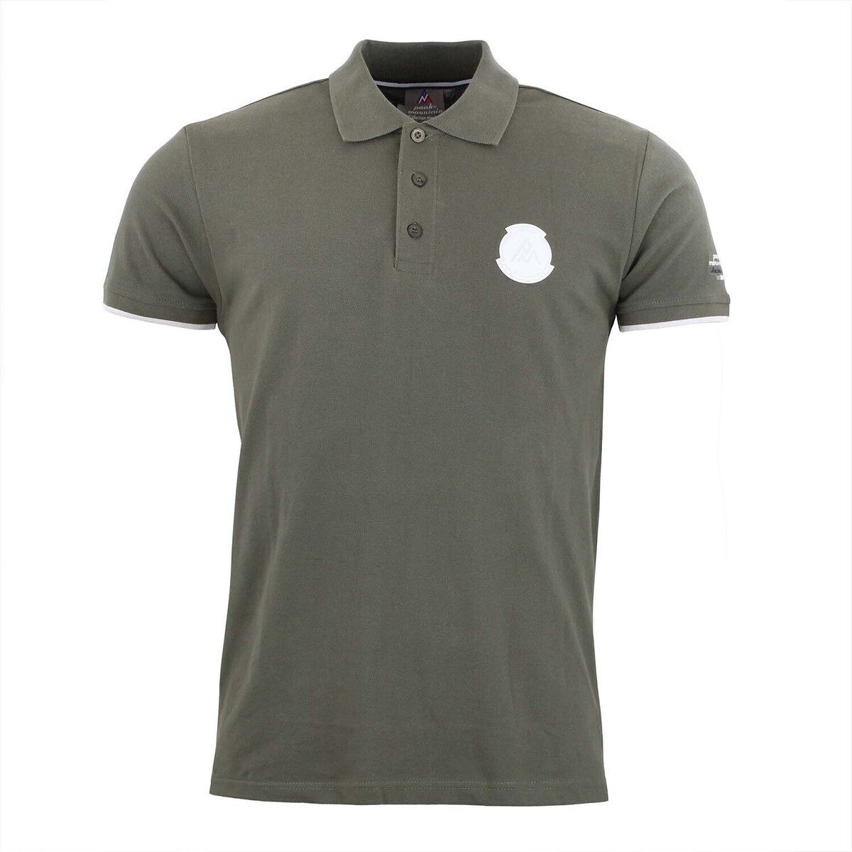 Peak Mountain  Polo manches courtes homme CORNELIUS  Khaki