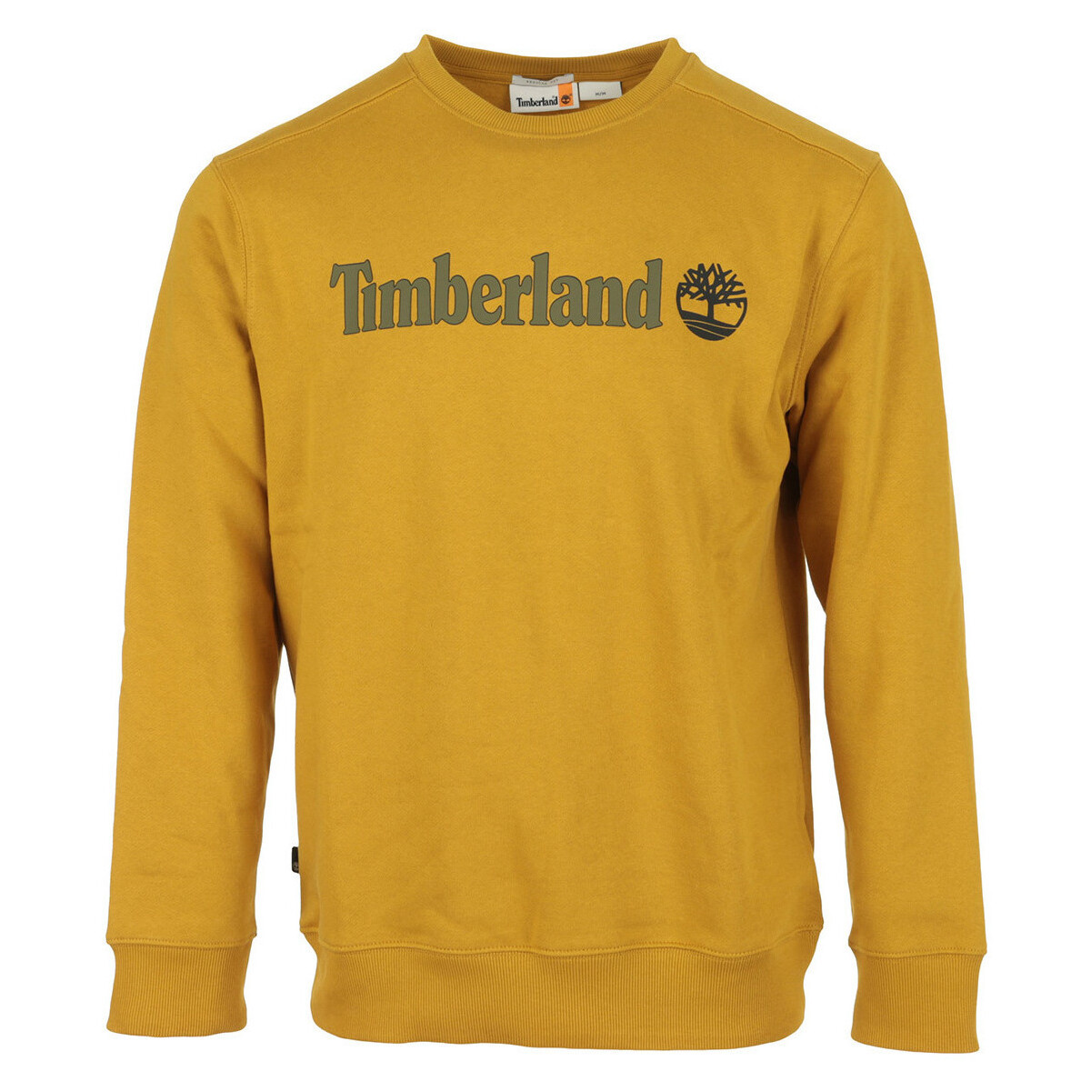 Timberland  Linear Logo Crew Neck S  Žlutá