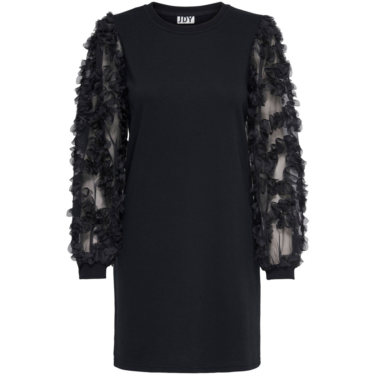 Jacqueline De Yong  JDYFAIRVIEW L/S SWEAT DRESS JRS 15247384  Černá