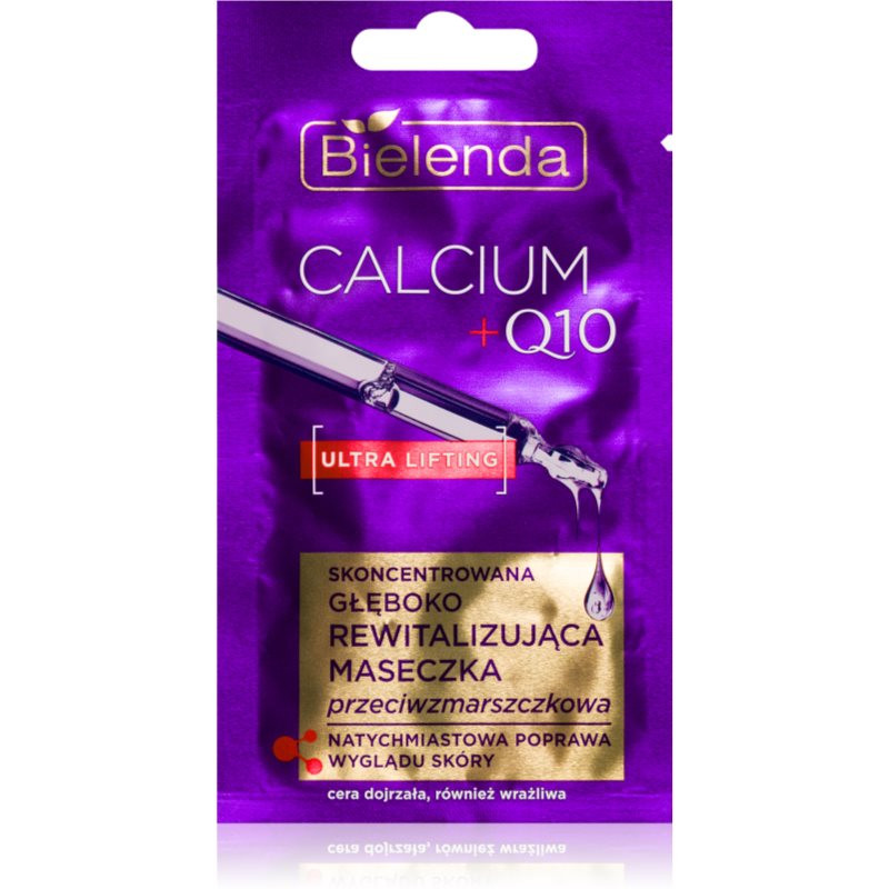 Bielenda Calcium + Q10 protivrásková maska na obličej 8 g