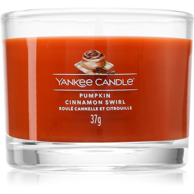 Yankee Candle Pumpkin Cinnamon Swirl votivní svíčka 37 g