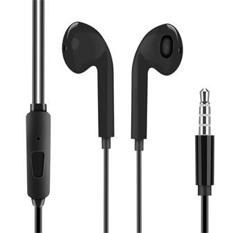 OBAL:ME Drátová Sluchátka 3.5mm Jack Black