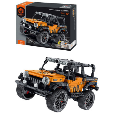 MECHANICAL MASTER - Stavebnice JEEP oranžový 434 ks